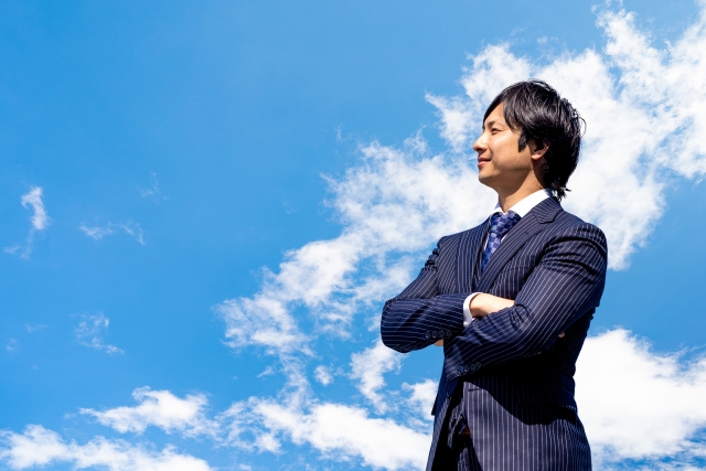 清潔感溢れる男性の画像